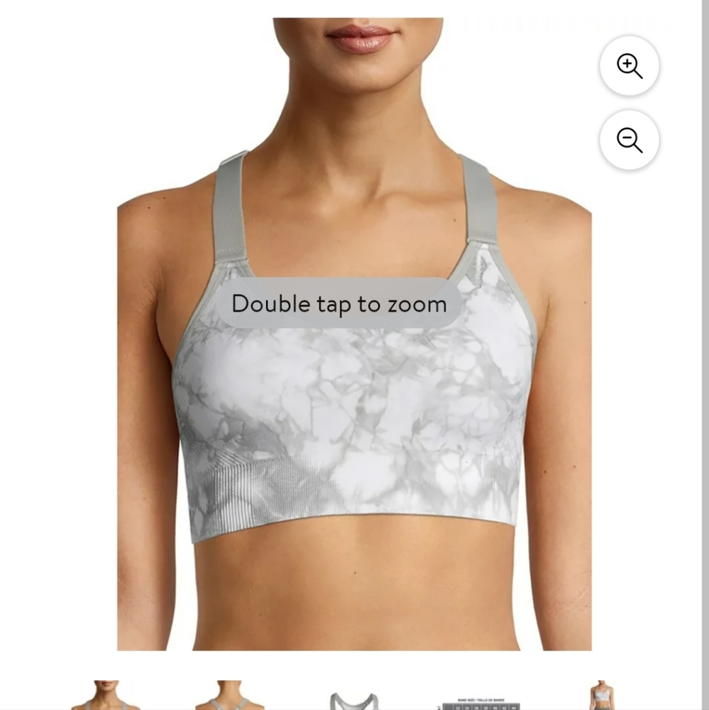 Avia Womens Seamless Moisture Wicking Keyhole Sports Bra, Style AV18198